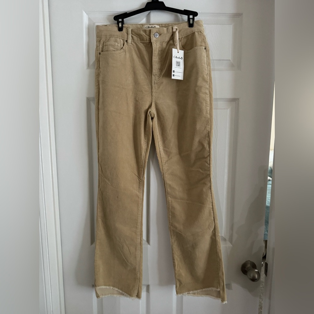 Charlie Beige (Light gold) Corduroy Pants